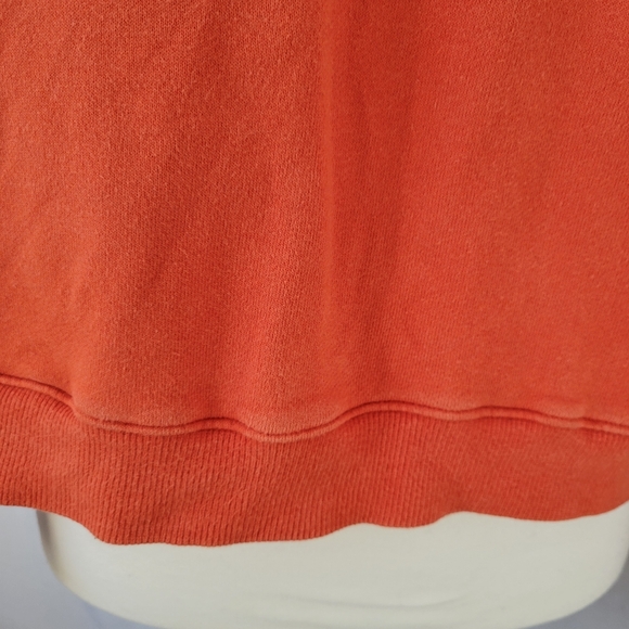 Mother The Square Hoodie Block Party Sweatshirt Red Orange L - Picture 14 of 16